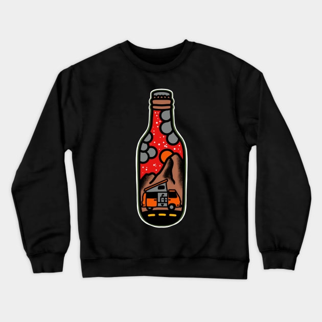 Vanlife in a bottle. Crewneck Sweatshirt by Tofuvanman